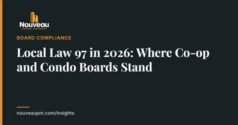 Local Law 97 in 2026: Where Co-op and Condo Boards Stand