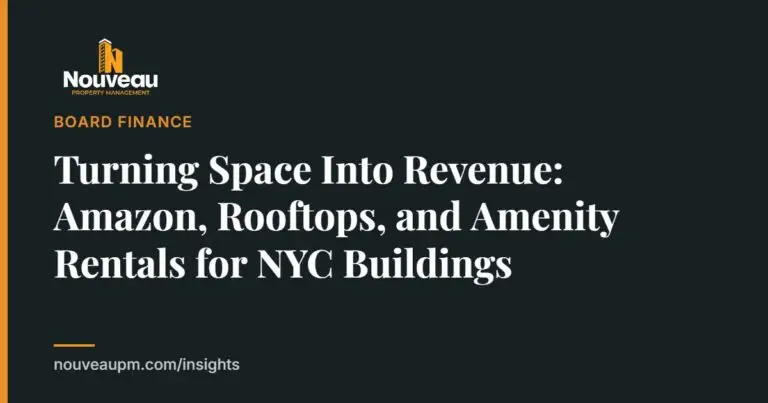 Turning Space Into Revenue: Amazon, Rooftops, and Amenity Rentals for NYC Buildings